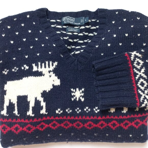 Polo Ralph Lauren VNG 90 Merino Wool Sweater Men's Size S/M/L - Picture 10 of 14